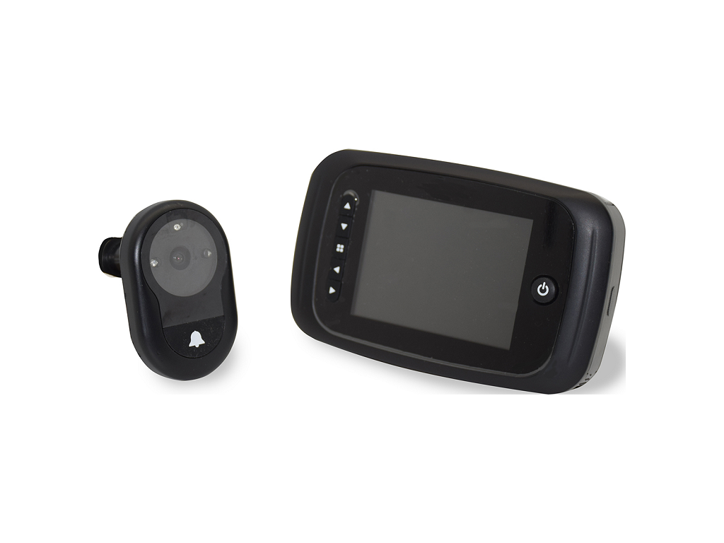 Spioncino Digitale Registrazione Automatica Spessore Porta d.38-110 LCD mm.128x68x15 | Wally - immagine 1